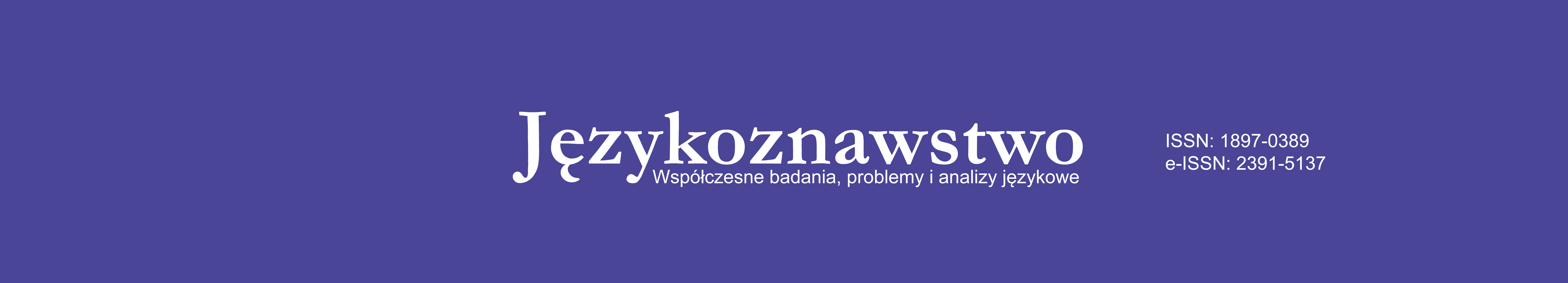 Językoznawstwo baner